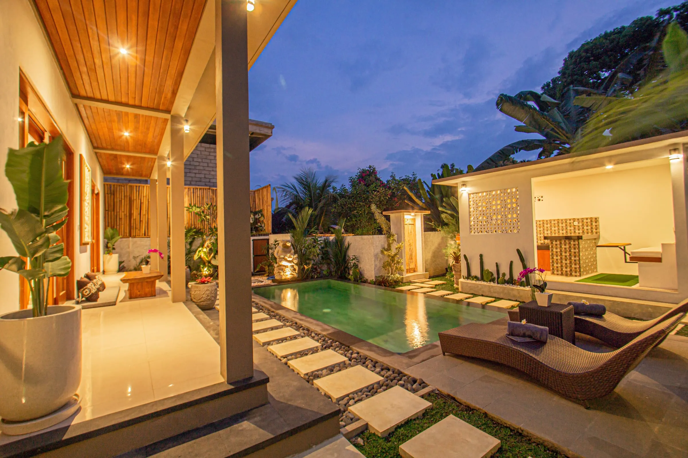 Angga Sari Villa, villa kolam pribadi di Ubud, Bali